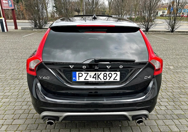 Volvo V60 cena 63900 przebieg: 178000, rok produkcji 2015 z Swarzędz małe 781